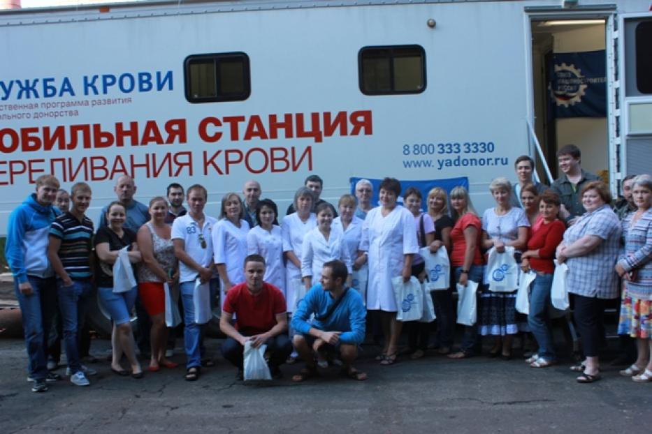 Уфимские приборостроители приняли участие в «Дне донора»