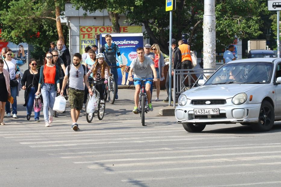 Велосипед против пешехода?