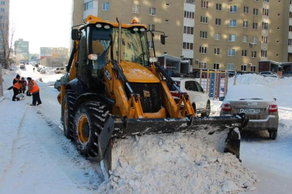 График уборки снега в уфимских дворах на 16 января