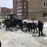 Снежный флешмоб по уборке снега продолжается