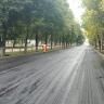 В Уфе приступили к укладке асфальтобетонного покрытия по улице Кольцевой