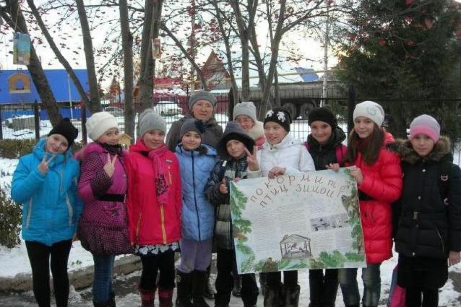 В Октябрьском районе прошел экологический праздник "Синичкин день"