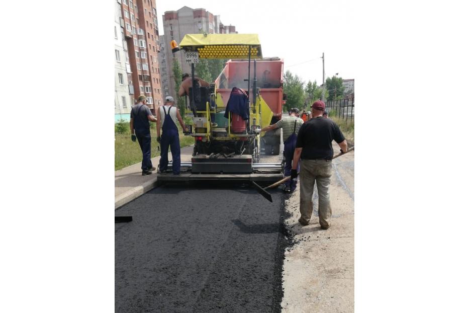 В Калининском районе продолжается ремонт дорог по интерактивной карте