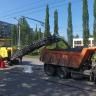 На улице Юрия Гагарина приступили к фрезерованию старого слоя асфальта