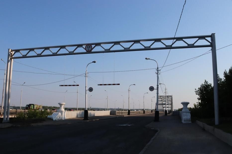 В Уфе будет закрыто движение автотранспорта проезжей части старого моста в створе улицы Воровского 