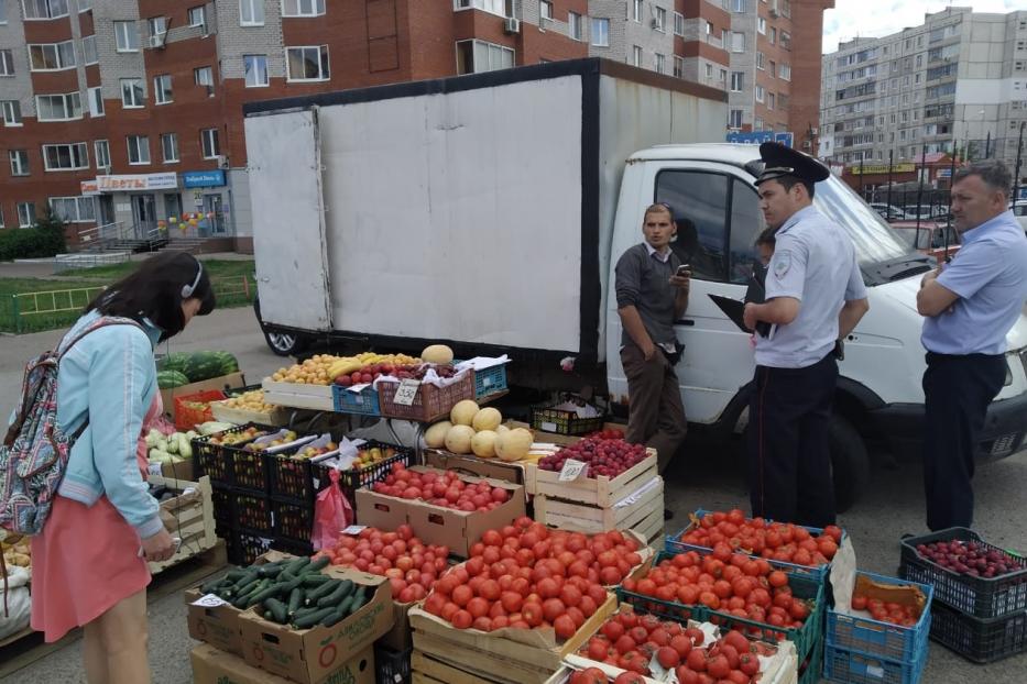 В Сипайлово прошел рейд по незаконным торговым объектам 