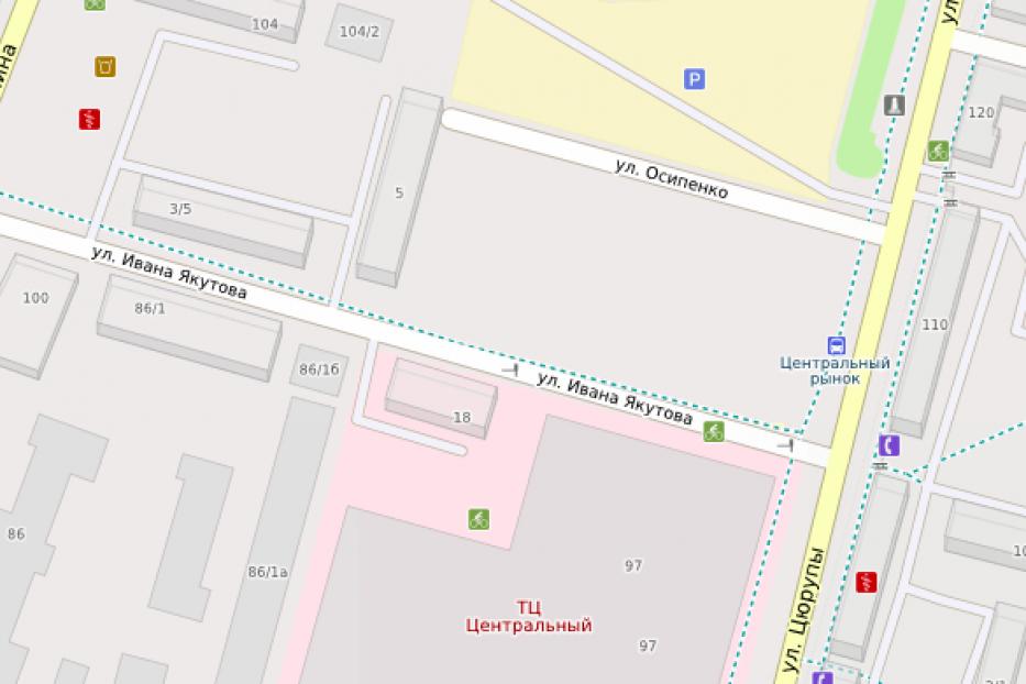 Будет закрыто движение транспорта по межквартальному проезду  на участке улиц Цюрупы- Якутова