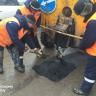 На улицах Советского района Уфы продолжается ямочный ремонт