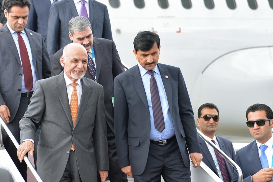 В Уфу прибыл Президент Афганистана Ашраф Гани Ахмадзай