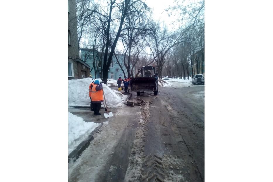 График комплексной очистки дворов и кровель в Орджоникидзевском районе на 20 марта 2019 года 