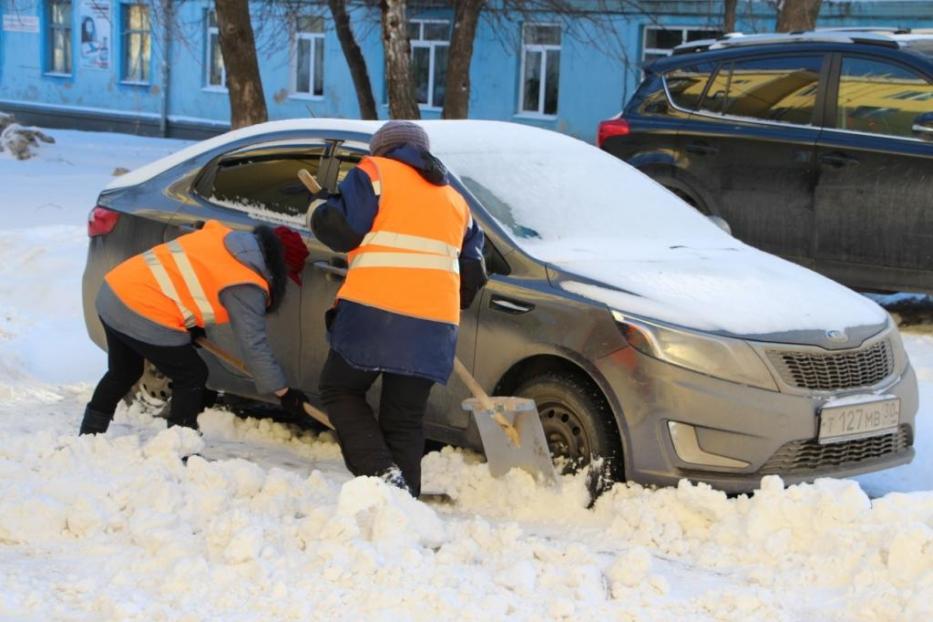 График комплексной уборки снега в уфимских дворах на 12 января