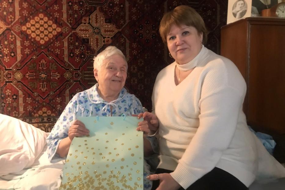Ветеран Советского района отмечает свой 90-летний юбилей