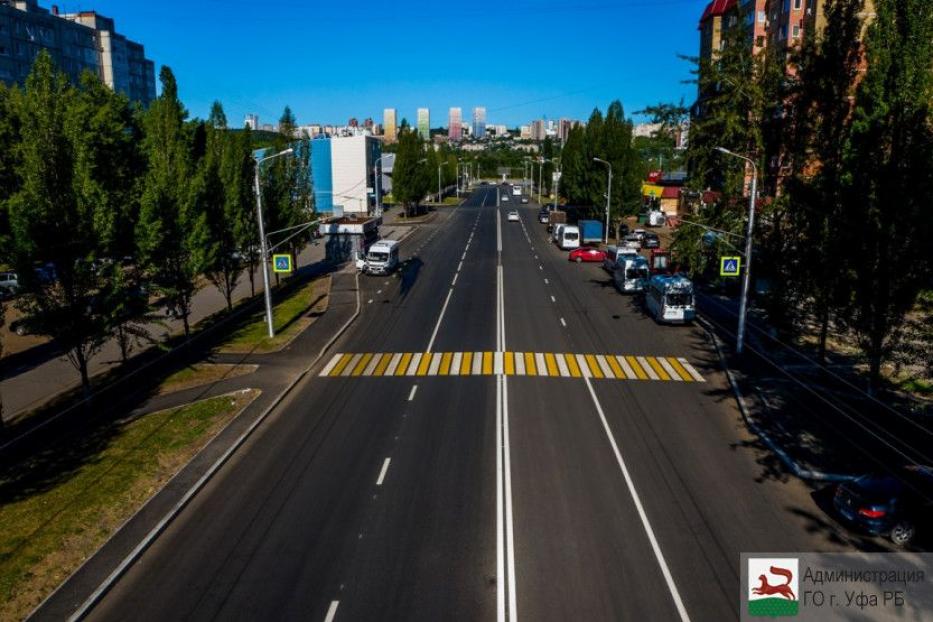 В рамках нацпроекта «Безопасные и качественные автомобильные дороги» 10 участков улично-дорожной сети Уфы находятся на стадии завершения