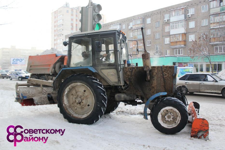 График комплексной очистки дворовых территорий Советского района Уфы и вывоза снега на 22 января