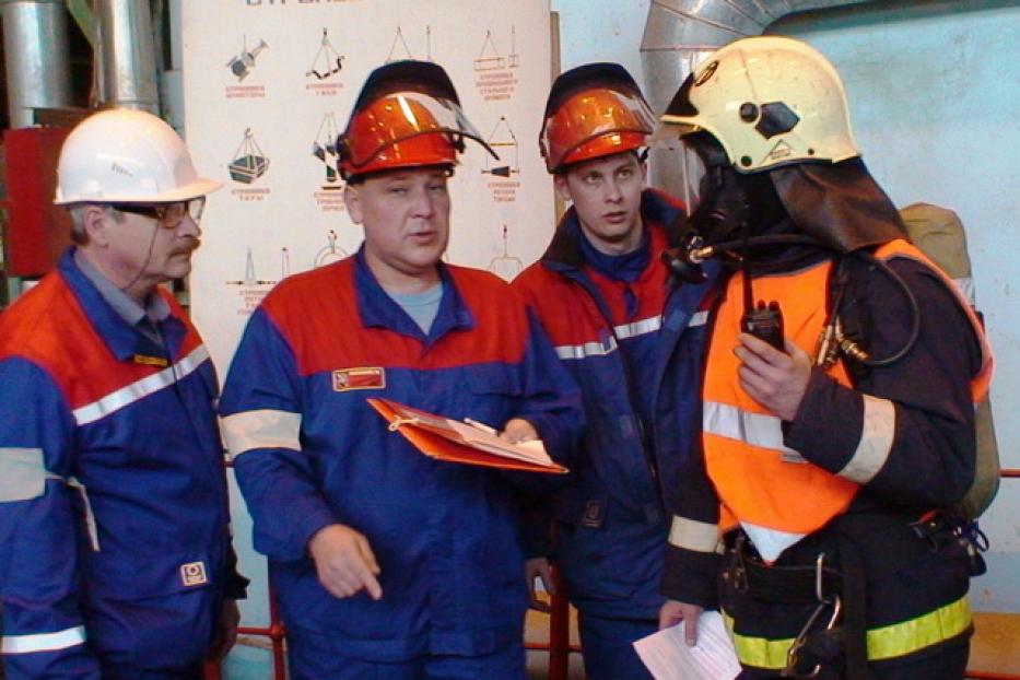 На Уфимской ТЭЦ-1 прошла тренировка по устранению возгорания масла на оборудовании