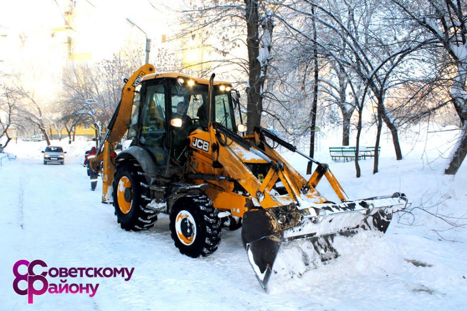 График комплексной очистки дворовых территорий Советского района Уфы и вывоза снега на 31 января 2018 года