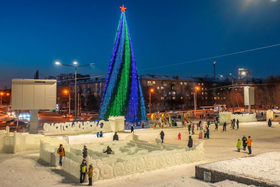 В Уфе празднично откроют новогодние ледовые городки