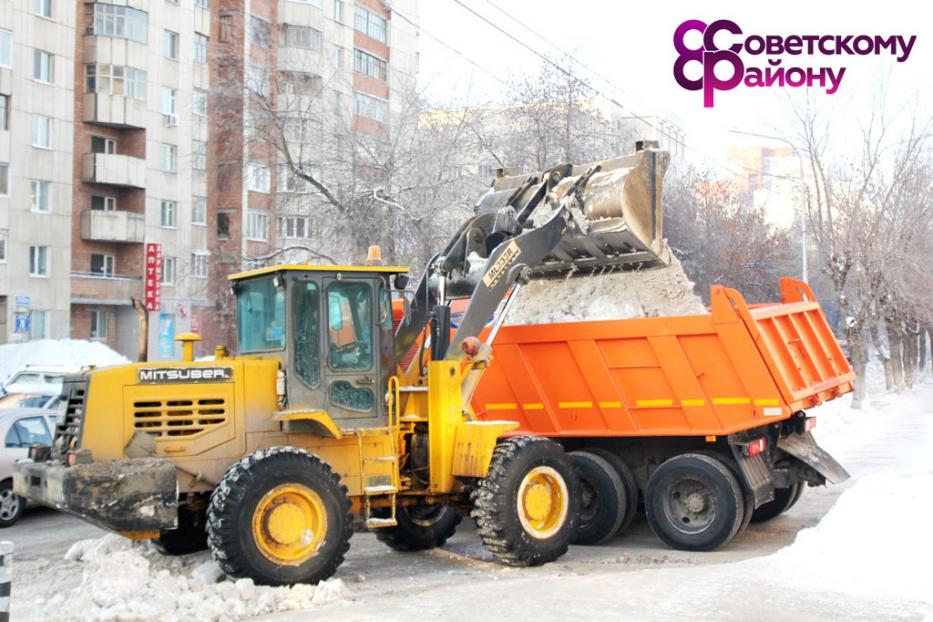 График комплексной очистки дворовых территорий Советского района Уфы и вывоза снега на 19 января