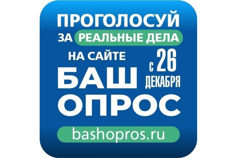 В Башкортостане продолжается онлайн-голосование в рамках проекта «Реальные дела»