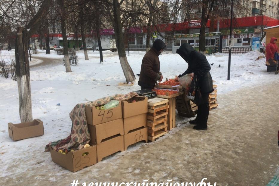 Стихийной торговле не место на улицах