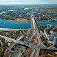 В Уфе движение автотранспорта по новому мосту через реку Белую в створе улицы Воровского запустят в конце октября 2021 года