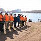 На озере Теплом в Уфе проходят учения огнеборцев 