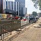 На улице Цюрупы на месте провала грунта проводятся восстановительные работы и ограничено движение транспорта